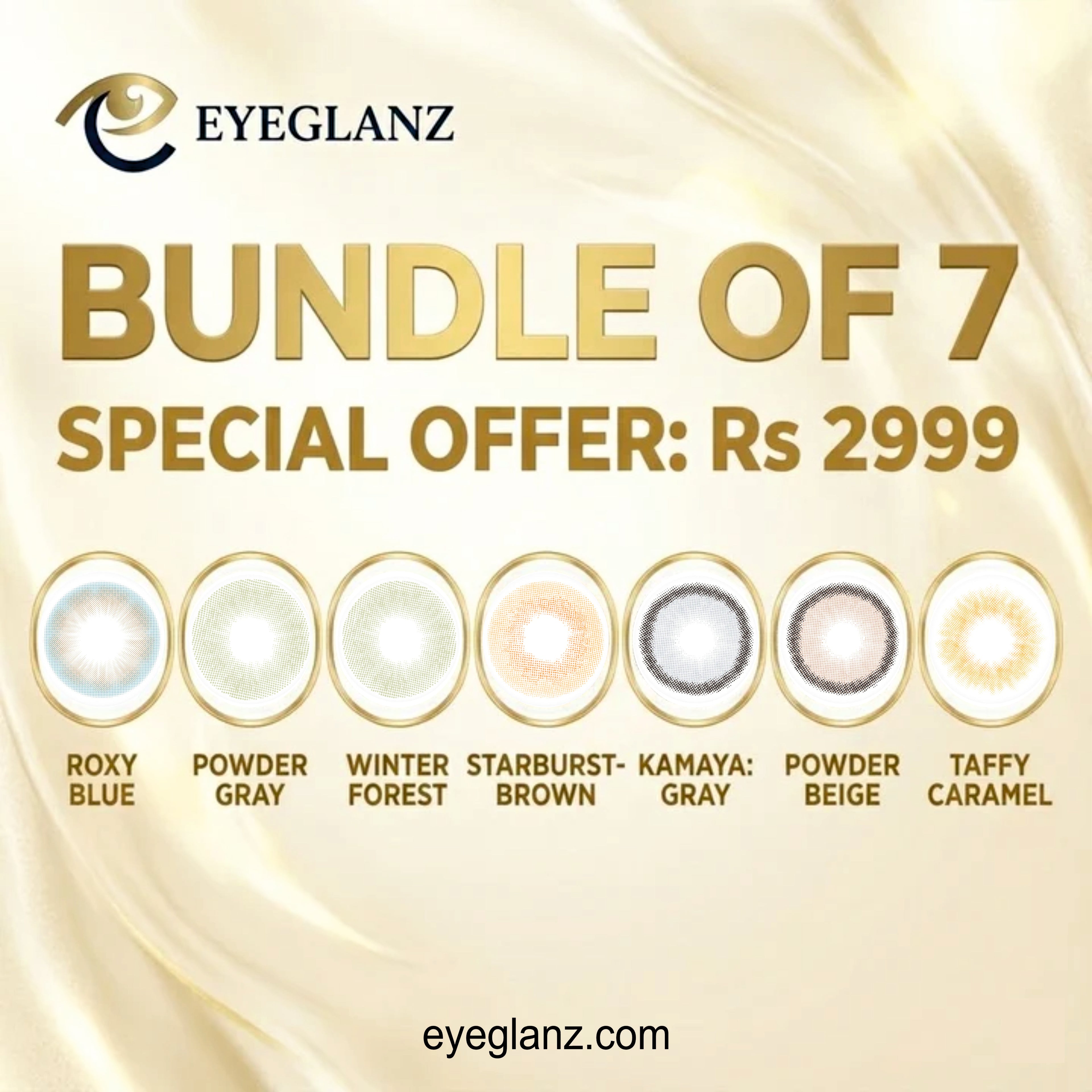 Mega Bundle of 7 Premium Color Lenses