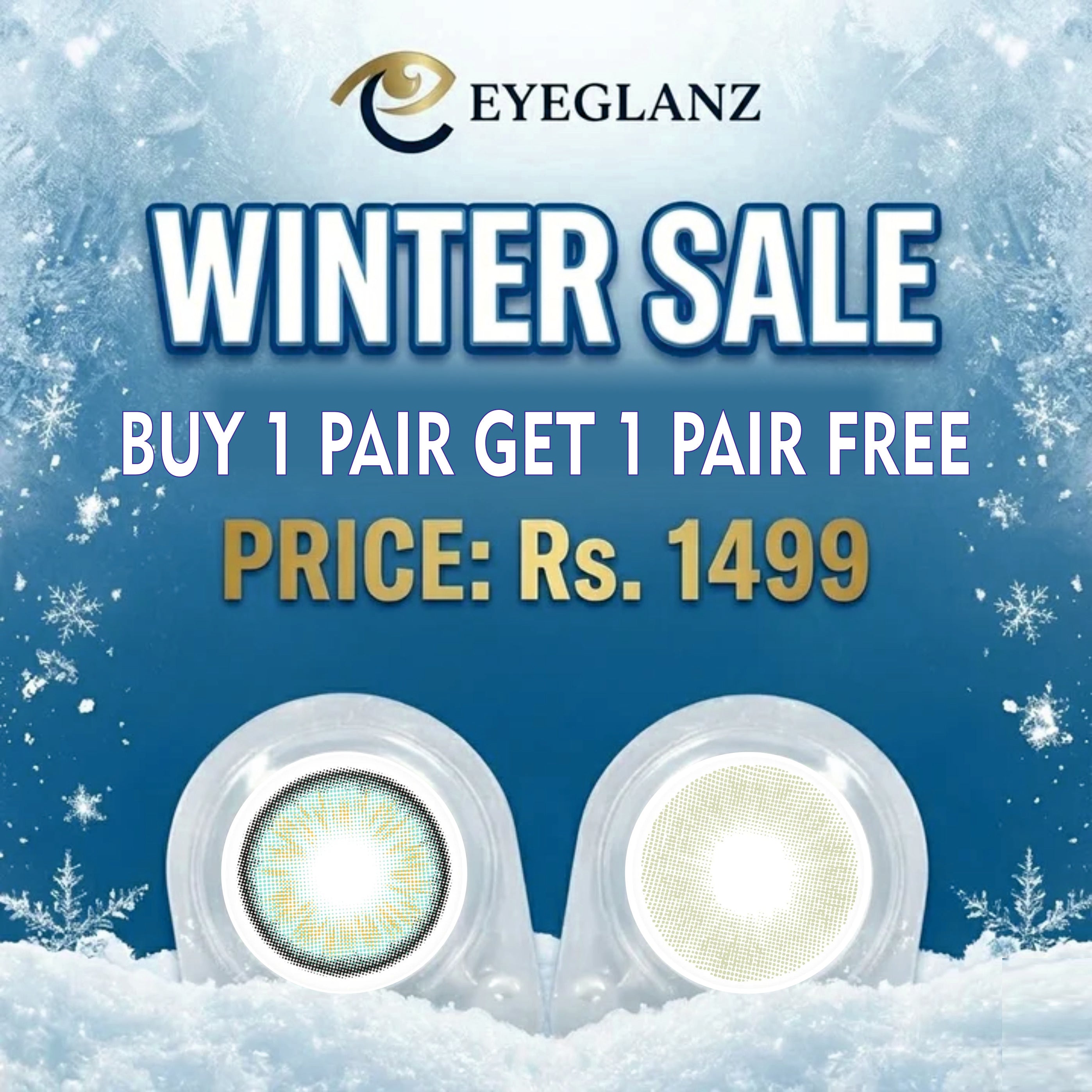 Buy 1 Pair Get 1 Pair free – Premium Color Lens Combo