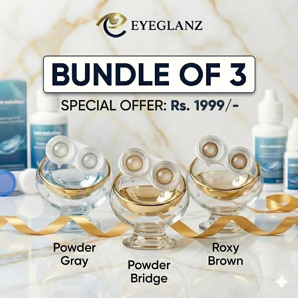 Bundle of 3 Premium Soft Color Contact Lenses